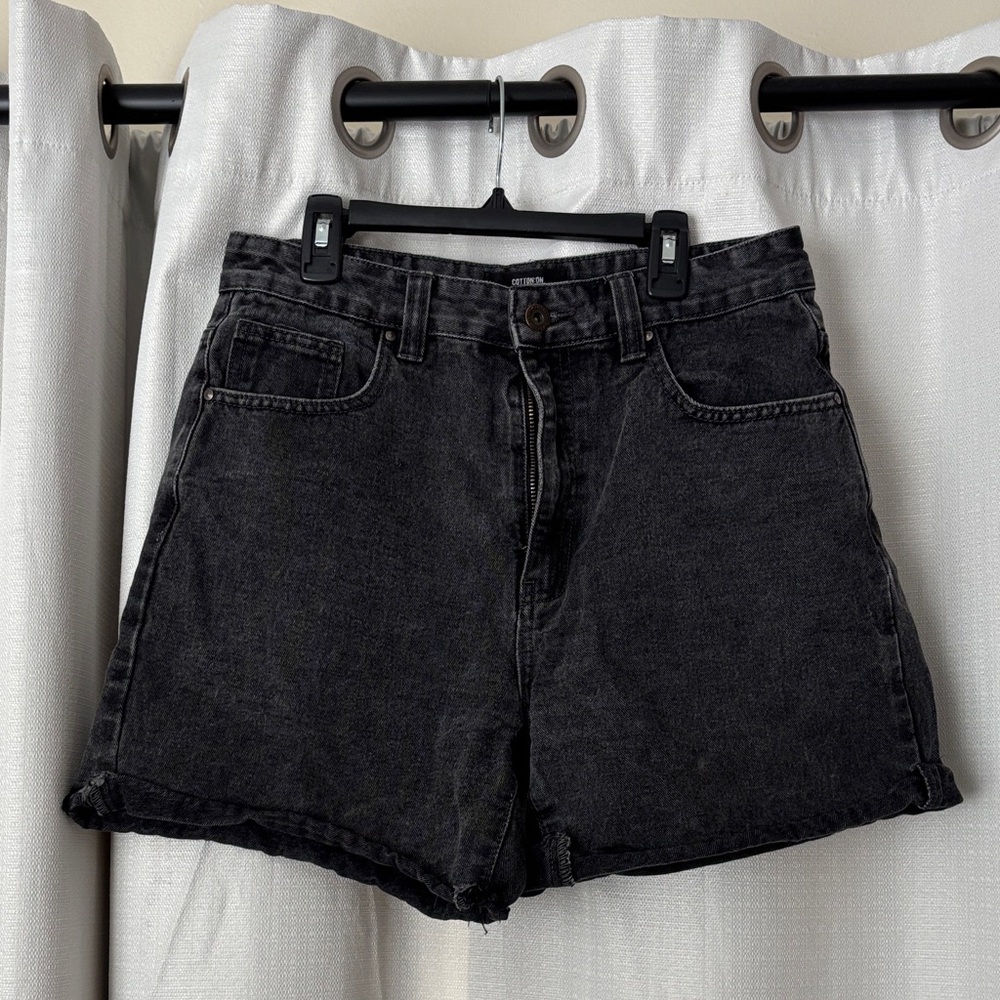 Cotton On Dark Gray Jean Shorts